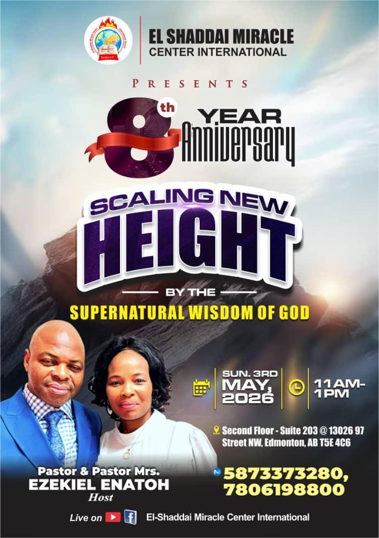 8th year anniversary celebration poster